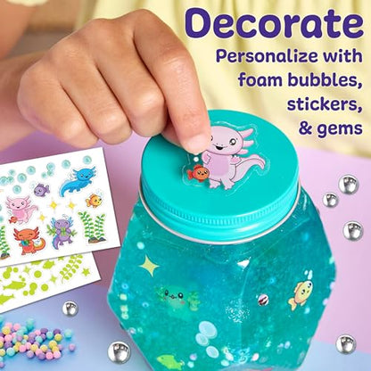 Creativity for Kids Glowing Axolotl Aquarium - Axolotl Crafts and Toys for Girls and Boys, STEM Science Kits for Kids, Craft Kits and Axolotl Gifts for Girls and Boys (Ages 6+)