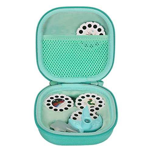 Aenllosi Hard Case for Moonlite Mini Projector Gift Pack fits upto 20 | EVA case construction, Water-resistant design, Dust-resistant design, Smooth zipper access, Carry handle, Case only - color: Mint