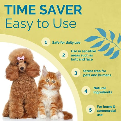 No Scent Anal Gland Express & Skunk Spray Pet Fur Cleaner for Dogs & Cats (8 Fl Oz / 237 mL) - size: 8 Fl Oz (Pack of 1)
