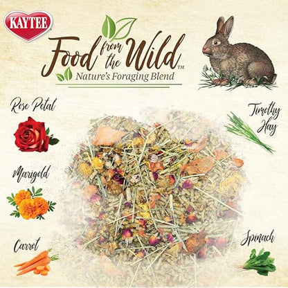 Kaytee Food from The Wild Natural Pet Rabbit Food, 4 Pound