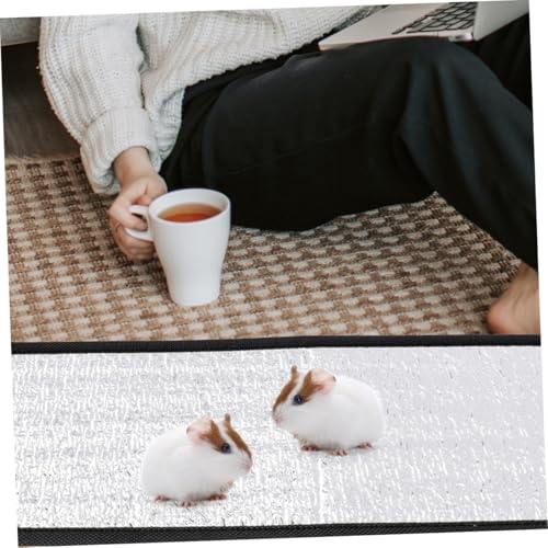Happyyami Insulation Pad Reflective Film Turtle Heater Reptile Heat Pad Cat Dog Kennel Sofa Bed Pet Heat Mat Energy-Saving - size: 68.00X30.00X0.10CM