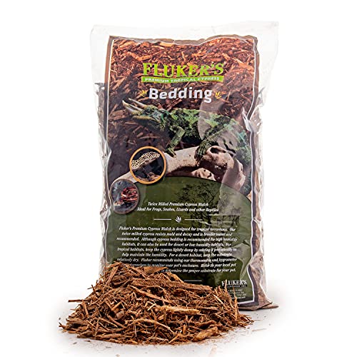 Fluker's Premium Tropical Cypress Bedding for Reptiles, 10 Pound (Pack of 1) - size: 5-Quart