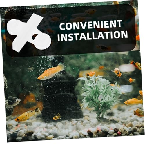 Sosoport 20pcs Aquarium Cup Clips for Fish Tank Divider Isolation Antislip Glass Holders for Setup and Reptile Enclosures Versatile Clips for Tank