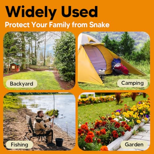 Snake Repellent for Outdoors, Snake Repellent Indoor, Snake Deterrent for Yard Pet Safe, Snake Out Repellant for Garden/Lawn/Garage - 8 Pack - size: 0.9 Ounce (Pack of 8)