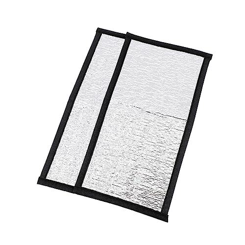 Reptile Heating Pad Reflective Film Insulation Mat for Snake Lizard Turtle Terrarium Heat Retention 11.81 X 6.29 X 0.03 in 2 Pack