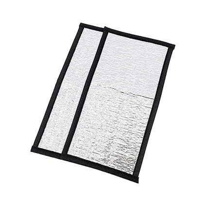 Reptile Heating Pad Reflective Film Insulation Mat for Snake Lizard Turtle Terrarium Heat Retention 11.81 X 6.29 X 0.03 in 2 Pack