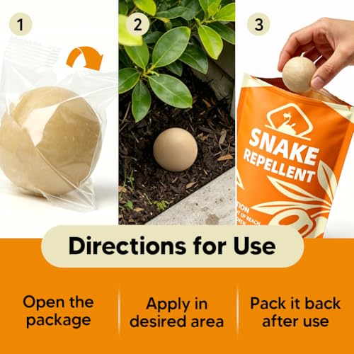 Snake Repellent for Outdoors, Snake Repellent Indoor, Snake Deterrent for Yard Pet Safe, Snake Out Repellant for Garden/Lawn/Garage - 8 Pack - size: 0.9 Ounce (Pack of 8)