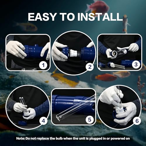 13W UV Light Bulb for Pond Aquarium Outdoor Clarifier | Compatible with JUP-01 UVE9 CF400 CF500 CP-9 UV Light for Fish/Turtle Tank, 2 Pack 13W UV Pond Lights for G23 Base - size: 13W-UVLB-2P