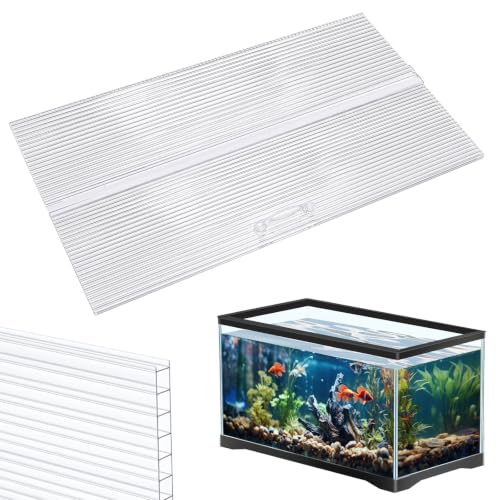 Sieral Aquarium Canopy Set Polycarbonate,20 x 10 Inch,Clear,1 Pcs - color: Clear, size: 20 x 10 Inch