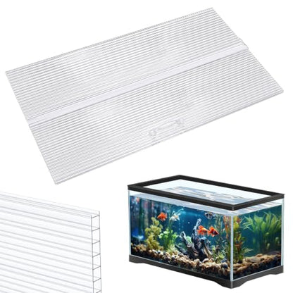 Sieral Aquarium Canopy Set Polycarbonate,30 x 12 Inch,Clear,1 Pcs - color: Clear, size: 30 x 12 Inch