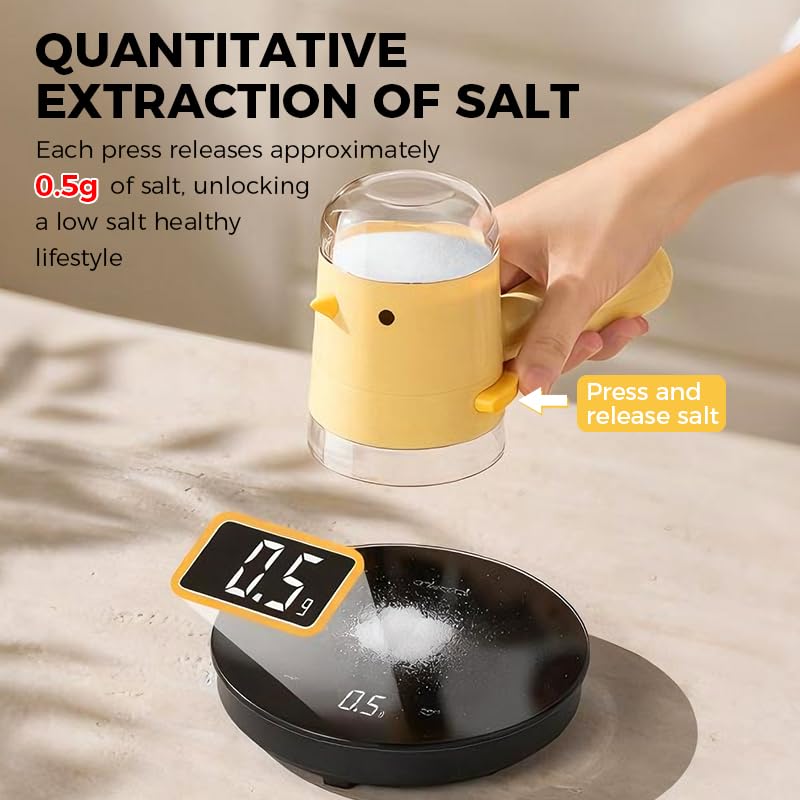 Quantitative Measuring Bottle for Seasonings in Bird Shape Kitchen Spice Jar with Precise Measurement for Cooking (White)