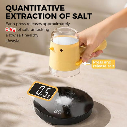 Quantitative Measuring Bottle for Seasonings in Bird Shape Kitchen Spice Jar with Precise Measurement for Cooking (White)