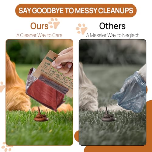 Dispoz-A-Scoop® 250 Pack"Scoop-Seal-Dispose” Dog Pooper Scooper with Bag Attachment, No-Touch Pooper Scoopers Solution, Portable Pooper Scooper for Dogs Large and Small, Dog Poop Scooper for Yard Walk - style: 250 Bags