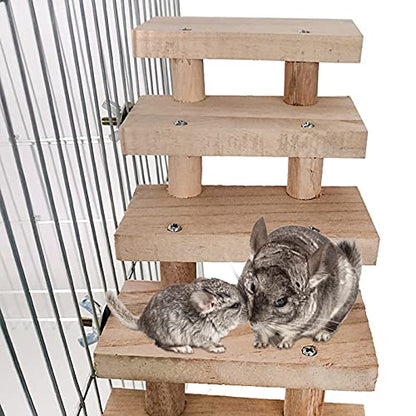 Balacoo Wood Hamster Ladder 3.93 x 1.96 x 0.51In | Climbing stairs, Hamsters chinchillas and sugar gliders, Wood construction