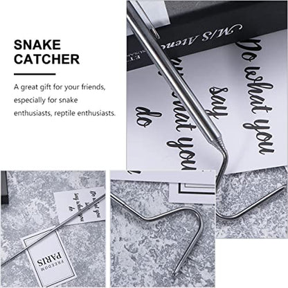 Toddmomy Large Hook for Grabbing Snakes Reptile Catching Supply Snake Catcher Tool
