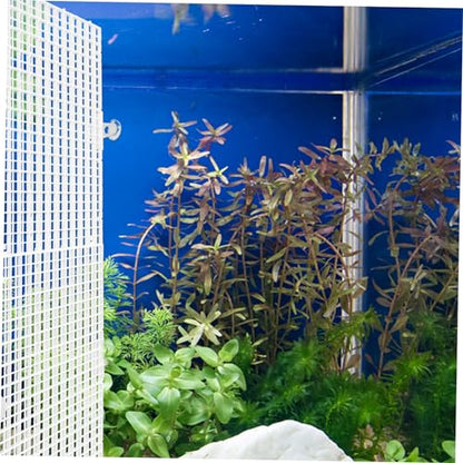 Levemolo 2pcs Aquarium Divider Panel Fish Tank Separator Suction Cups for Reptiles Jump Prevention and Peaceful Coexistence Isolation Board