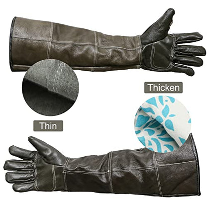 AOWPFVV Multipurpose Pet Glove for Grooming,Trips to Vet, Animal Handling,Puncture & Scratch Resistant, Water Resistant