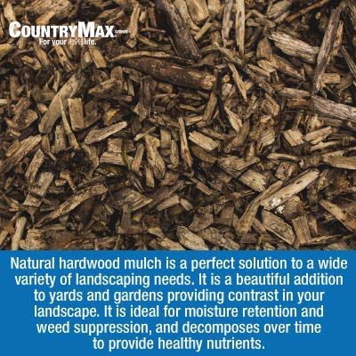 Natural Shredded Hardwood Mulch, 2 Cu. Ft. - color: Natural Shredded Hardwood