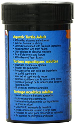 Exo Terra Adult Aquatic Turtle Food, Floating Pellets for Reptiles, 0.7 Oz., PT3251 - size: 0.7 Ounce (Pack of 1)
