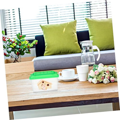 ibasenice Portable and Turtle Feeding Box Transparent Reptile Habitat for Small Pets Lightweight Handheld Aquarium for Hamsters and Tortoises Versatile Animal Transport Container