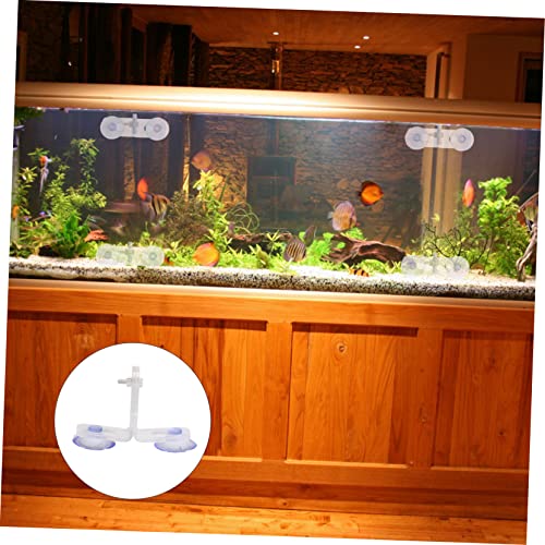 10pcs Aquarium Divider Suction Cup Clamp Acrylic Material Fish Tank Divider Bracket for Small Aquarium