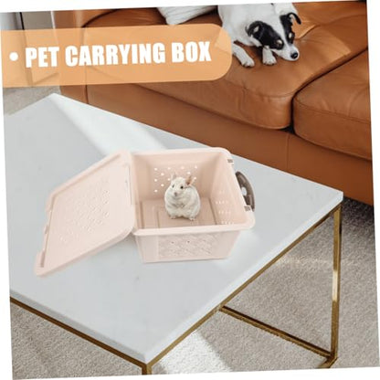 BESPORTBLE 2pcs Portable Small Animal Carriers Hamster Cage Bag for Travel Reptile Bird Guinea Pig