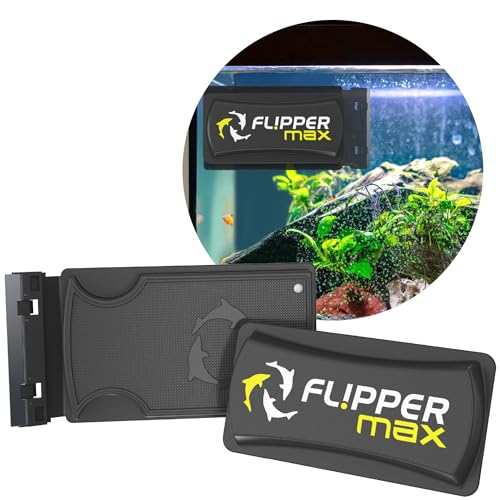 - Flipper Max Aquarium Algae Magnet Cleaner (for Glass or Acrylic Tanks 5/8-1-Inch) … - size: Max
