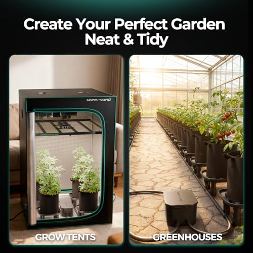 MARS HYDRO Drainage Trays 2-Pack Pot with Drainage Pipe for Grow Tent | Plant Trays Can Be Used As An Alternative Or To Extend The Mars Hydro Auto Drainage System for Indoor Growing - size: 2PC
