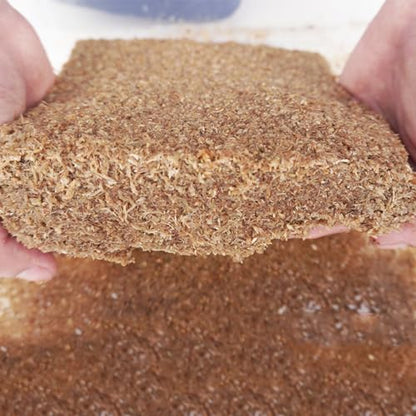 Natural Premium Sphagnum Moss Fiber Substrate for Hermit Crab, Ideal Accessories for Hermit Crab Tanks, Great for Mixing with Hermit Crab Sand - size: 2QT