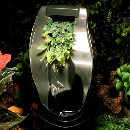 Reptile Drinking Fountain Water Dripper Living Aqua Waterfall for Lizard Turtle Snake Spiders