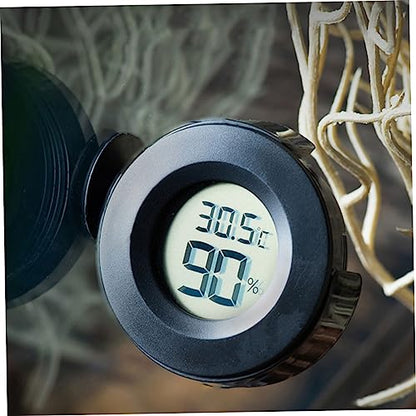 VICASKY 1pc Reptile Hygrometer Thermometer Digital Humidity Monitor for Reptiles Accurate Temperature Gauge with Sensors Durable Construction for Long Term Use