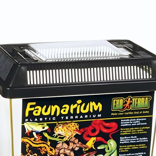 Exo Terra Faunarium, Plastic Reptile Terrarium, Large, PT2265 - size: Large
