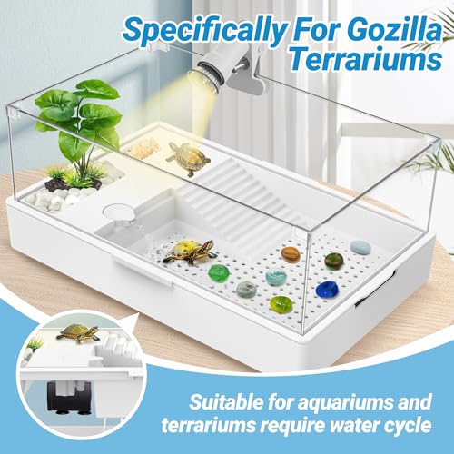 GOZILLA Mini Submersible Water Pump, Ultra Quiet Pump (5W,300L/H,79GPH) for Terrarium, Aquarium,Fish Tank,Tabletop Fountain and Pet Fountain. - color: Submersible Pump