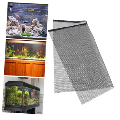 Aquarium Mesh Covers Durable Fish Tank Jump Guard Lid for Betta Fish Terrarium Net Screen for Optimal Air Circulation and Safety DIY Aquarium Accessory