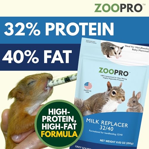 Exotic Nutrition Baby Squirrel Nursing Set (Expanded) - Milk Replacer, Feeding Syringes - size: Expanded