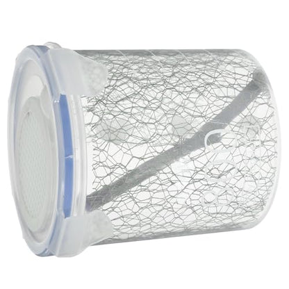 Plastic Reptile Feeding Box with Ventilation Holes, Easy to Mantis Breeder Cage for Small Crawling, Pet Supply Terrarium Container