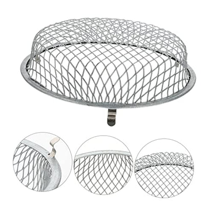 Efficient Heat Dissipation Reptile Heating Lamp Shade 5.5 Inch -Scald Mesh Cover for Reptile Lamp Bulb