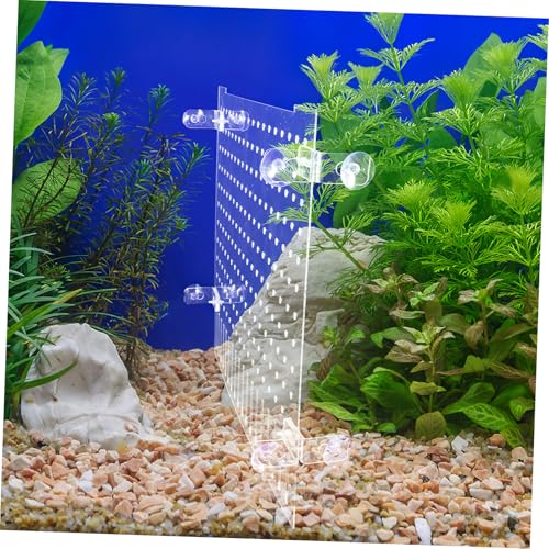 VICASKY Fish Tank Partition Acrylic Aquarium Divider Suction Cups Reptile Divide Board Fish Tank Separator Box