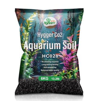 Upgraded Aquarium Soil Water Grass Mud, Ideal for Fish Tank Aquascaping Aquarium Substrate Soil for Plants and Shrimps, No Need to Wash (13.2 Pounds) - size: 13.2 Pounds