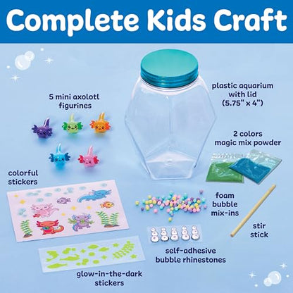 Creativity for Kids Glowing Axolotl Aquarium - Axolotl Crafts and Toys for Girls and Boys, STEM Science Kits for Kids, Craft Kits and Axolotl Gifts for Girls and Boys (Ages 6+)
