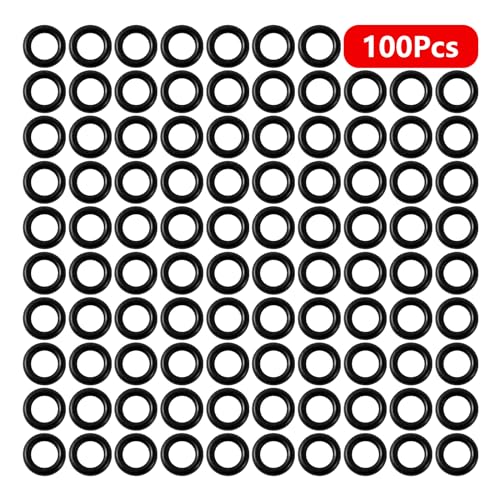 100 PCS Brass Misting Nozzles O Ring | Outdoor Cooling System 100pc Misting Nozzle O Ring for Outdoor Cooling System - size: 100pc-O Ring