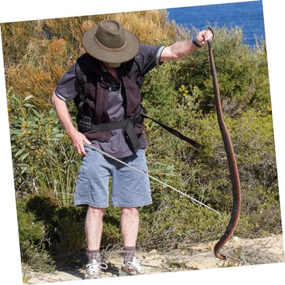 LIOOBO Snake Catching Hook Sturdy Reptile Accessory Snake Grabber Tool Extension