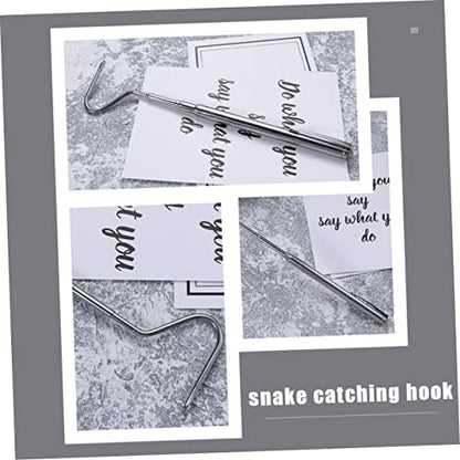 2pcs Telescopic Snake Hook Extendable Snake Catcher Material Reptile Catching Tool