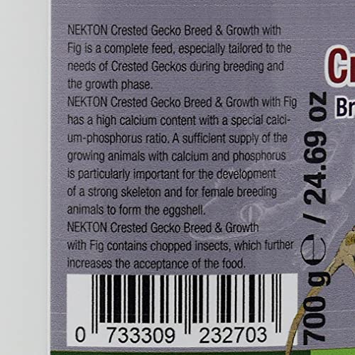 Nekton Crested Gecko Fig for Growth and Breeding 700g (24.69oz) - size: 1.54 Pound (Pack of 1)