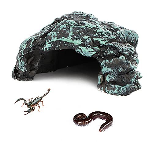 Spider Hide Shelter, Scorpion Terrarium Landscape, Centipedes Rest Hideout Cave, Small Turtle Hole Adornment