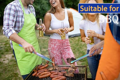 JETKONG 2 Pcs 18 Inch (45cm) Stainless Steel Grill Tongs Heavy Duty Giant Tweezer Tongs, Extra Large Tweezers Tools for Cooking, Grilling, BBQ and Turning Food (Rainbow) - color: Rainbow, size: 18+18 Inch