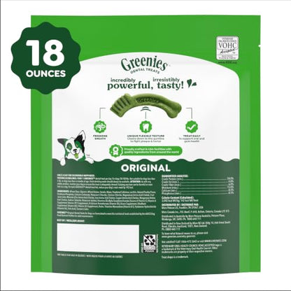 Greenies Large Natural Dental Dog Treats, Original Flavor, 12 Count | Veterinarian-recommended, cleaner teeth after 28 days, clean to gumline, for dogs 50-100 lbs, original chicken flavor - size: 12 Count (Pack of 1)