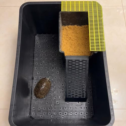 Hanging Turtle Laying Eggs Mud Turtle Breeding Box Basking Platform Turtle Dock for Basking Nesting Box Ramp for Reptile Frog Terrapin