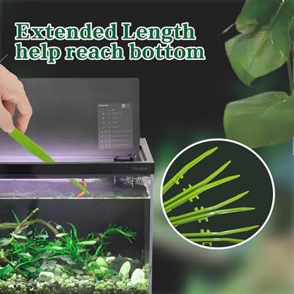 4-Pack Reptile Feeding Tongs Set - Hygienic Anti-Slip Green Tweezers for Bearded Dragons, Lizards, Snakes, Aquariums & Small Animals(Five Colors to Choose from) - color: Green