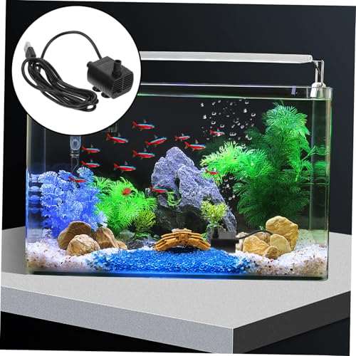 Small Submersible Water Mover for Fish Tank Quiet USB Mini Aquarium Fountain Motor Durable Material with Smooth Surface Safe for Circulation and Water Transfer